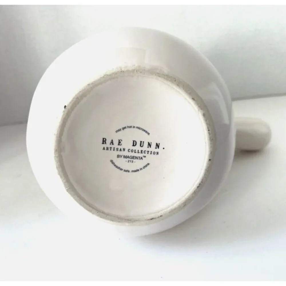 Rae Dunn Artisan Collection Hot Cocoa Pot Pitcher‎ with Handle By Magenta #213